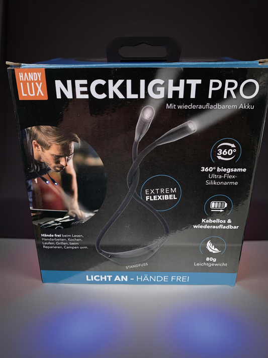 HandyLUX Necklight Pro wiederaufladbares Leselicht