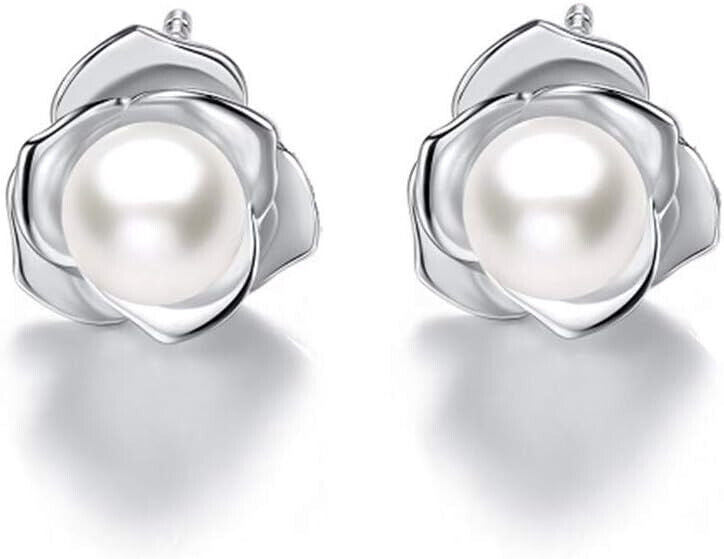 Ohrringe in Geschenkbox Damen-Ohrstecker Sterlingsilber 925er Silber, One Size