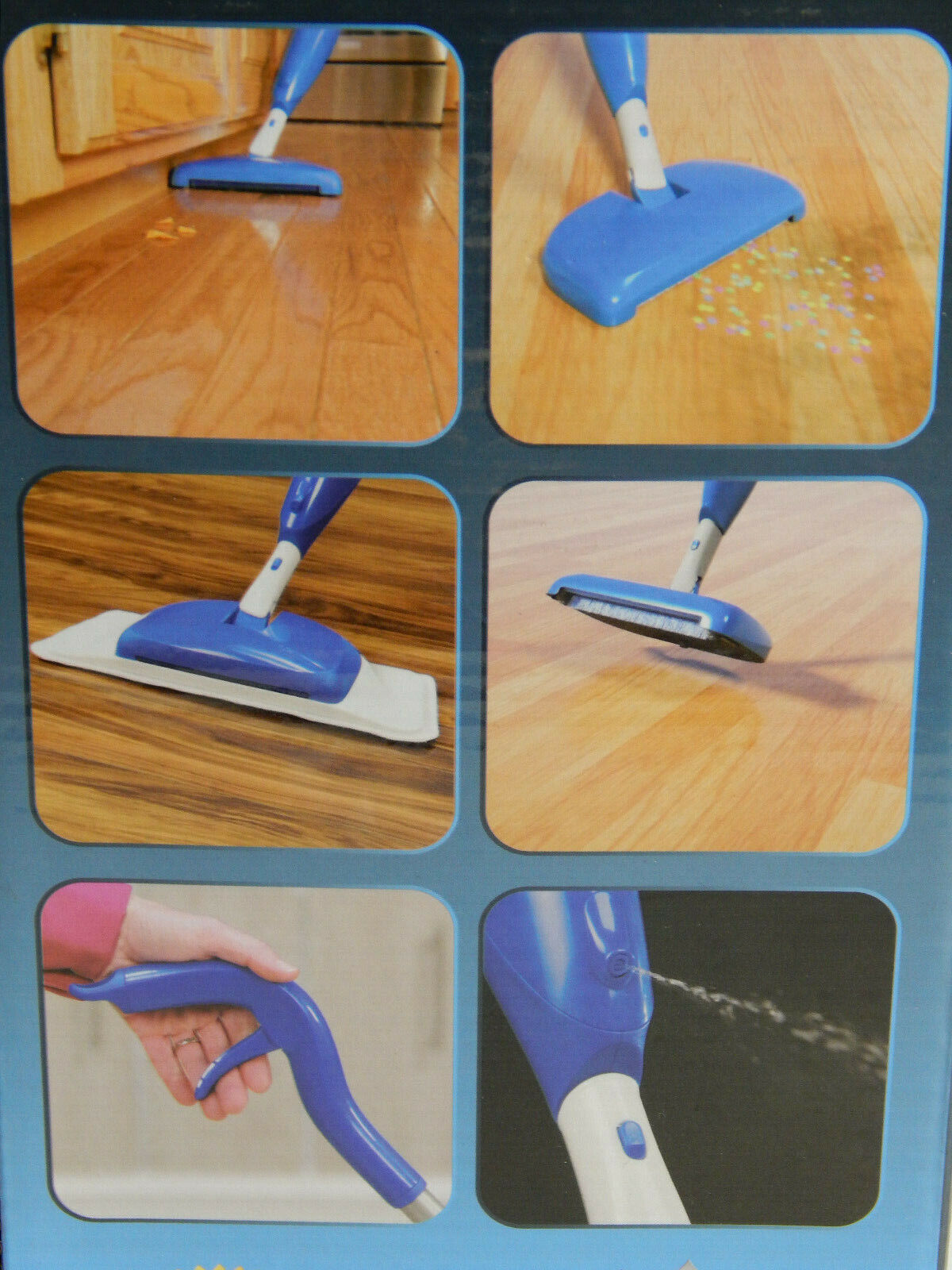 Sweep Top Mop Inclusive 4 Reinigungsmittel -Konzentrat & Reinigungslappen