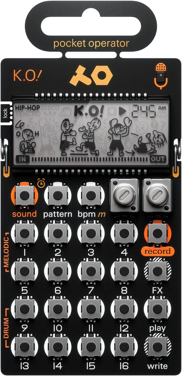 Teenage Engineering PO-33 KO Pocket Operator - Mini Sampler