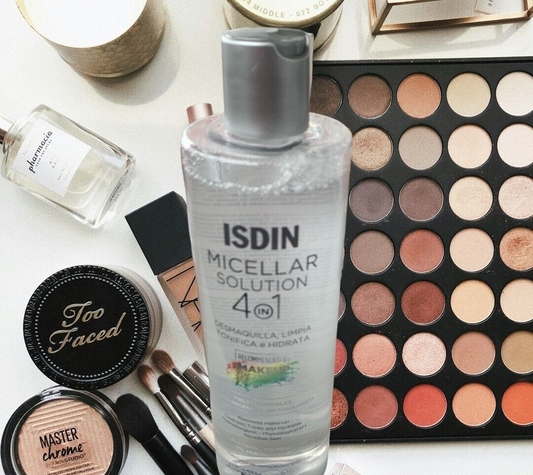 ISDIN Micellar Solution 4-in-1 Mizellenwasser (400ml) | entfernt Make-up, reinig