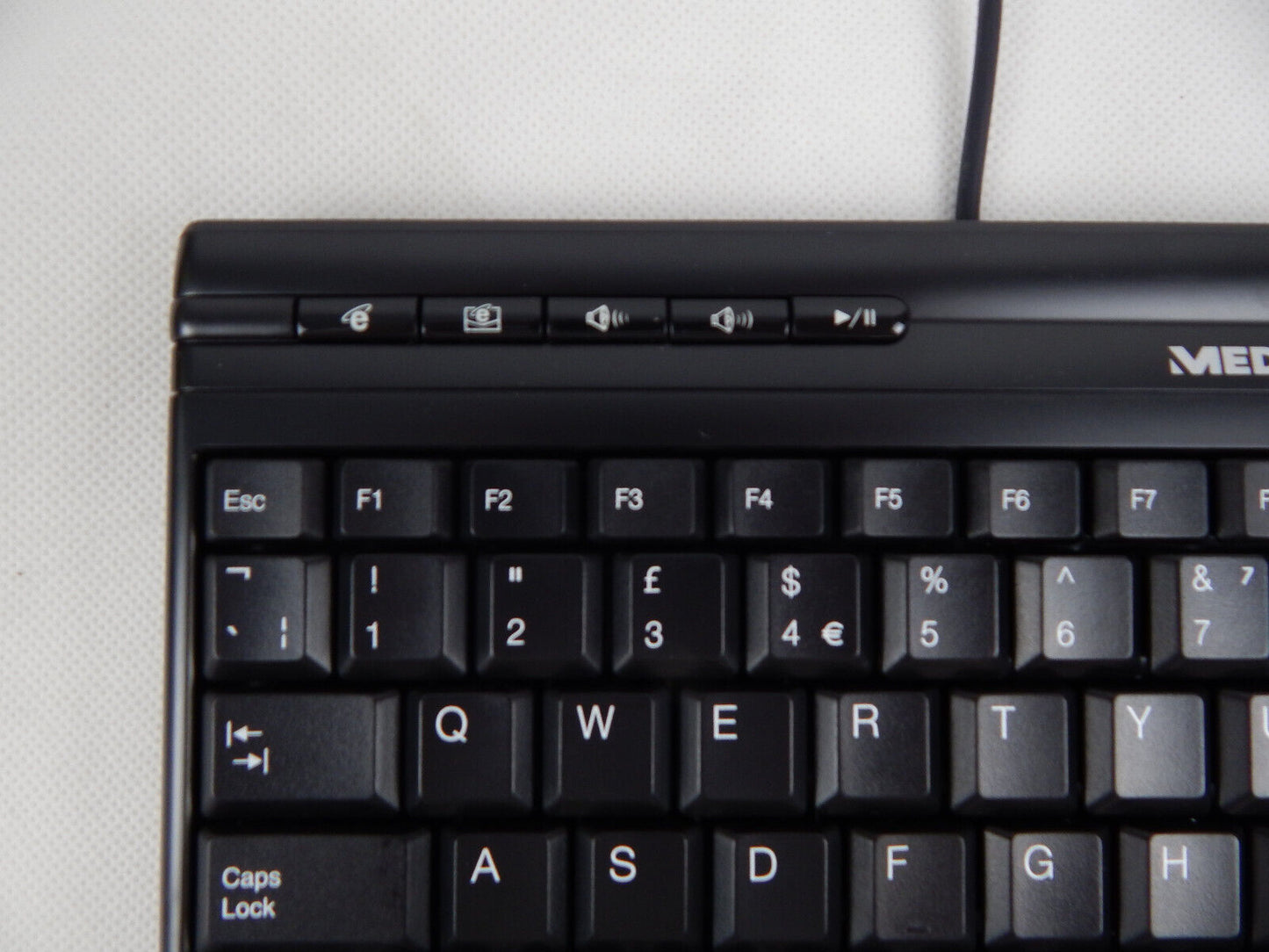 Medion 5139U Tastatur Keyboard QWERTY UK  USB schwarz NEU