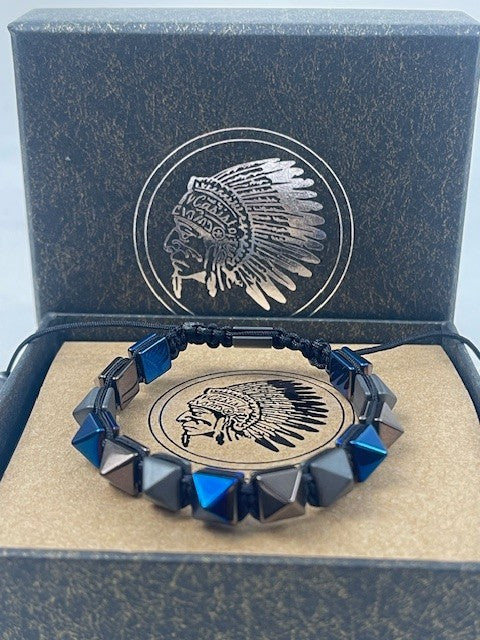 Casisto Armband Blau/Schwarz