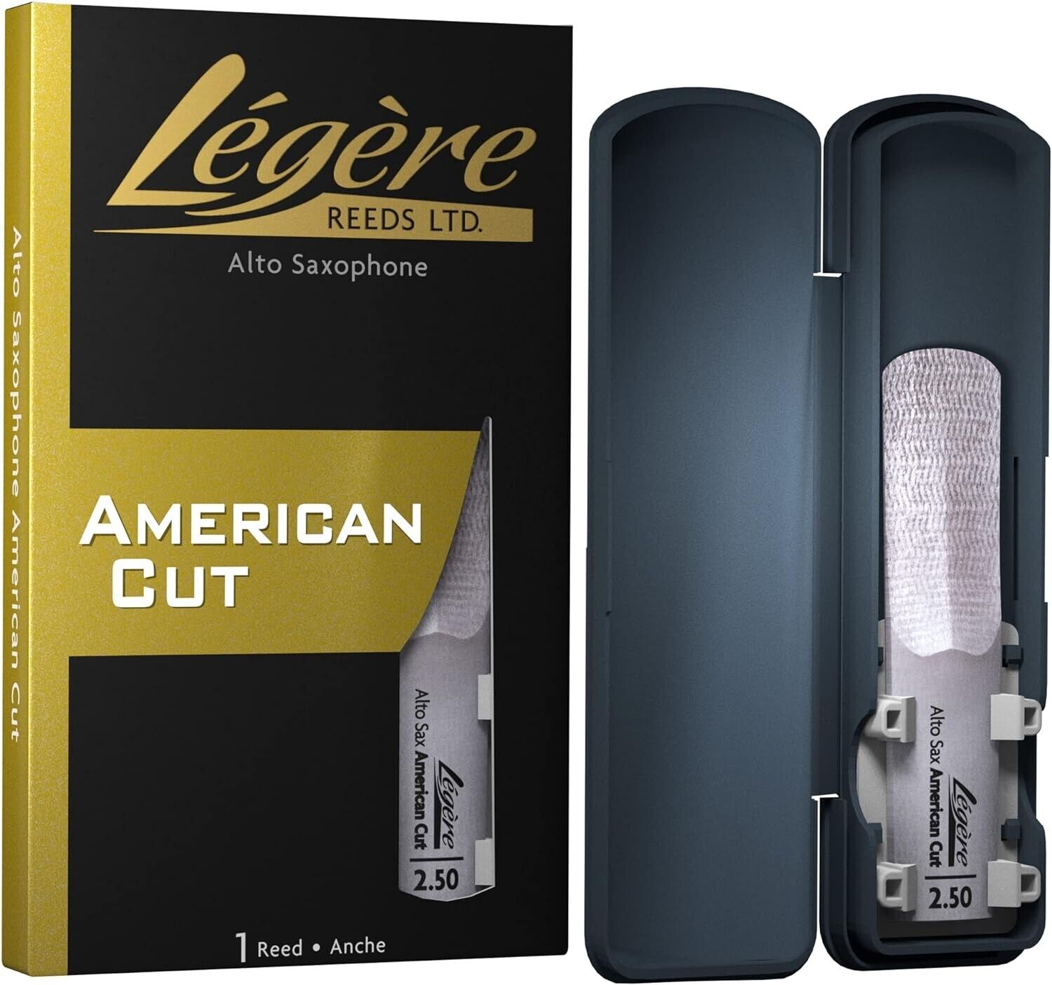 Légère American Cut Altsaxophon Blätter - Stärke 2.5, ASA2.50