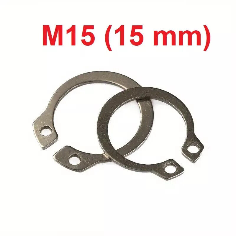 Sicherungsring M5 bis M20 DIN 471 Außen, Seegering, Edelstahl A2, 5mm - 20mm