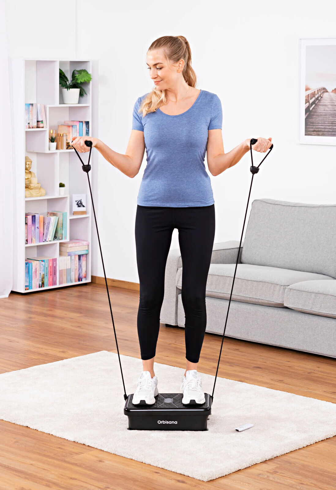 Orbisana VIP 350 Vibrationstrainer mit EMS Fitnessgerät Heimtrainer Sport Gerät