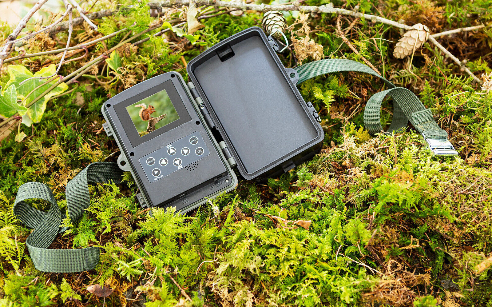 Wildkamera Infrarottechnik Bilder & Videos bei Nacht ohne Blitz Staubdicht