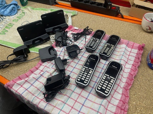 Siemens Gigaset C470 Schnurloses DECT-Telefon mit Farbdisplay, Pianoschwarz