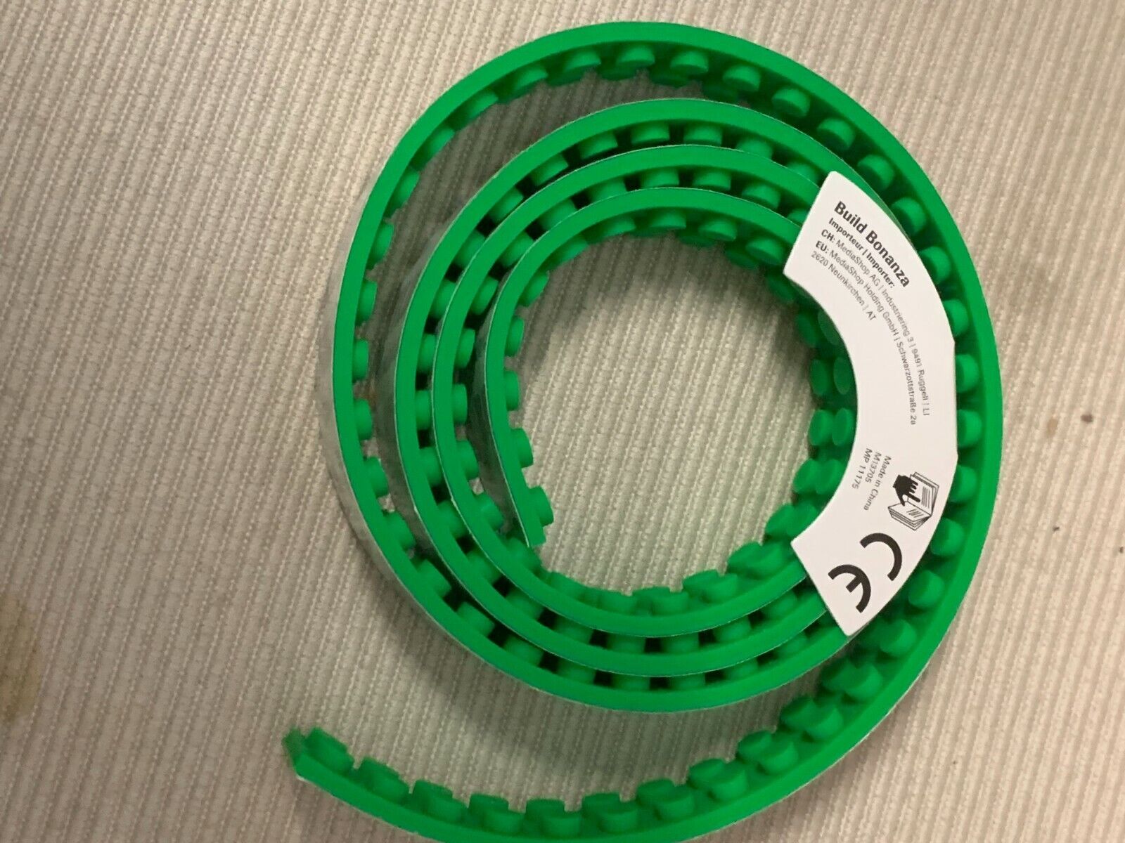 Build Bonanza Legoband/Bausteinband 180 cm Build Bonanza wieder verwendbar.