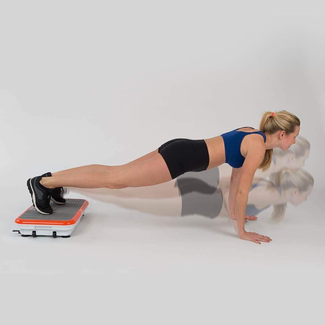 Vibroshaper Fitness Vibrationsplatte mit Zubehör Sport Fitness Gerät für Zuhause