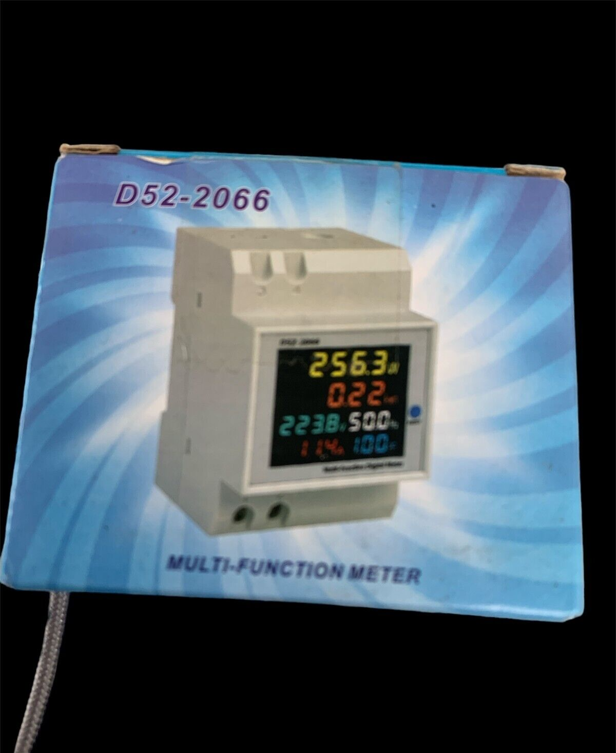 AC Monitor 6IN1 40-300V 100A Spannung Leistungsfaktor Aktiv KWH Elektrische Ene
