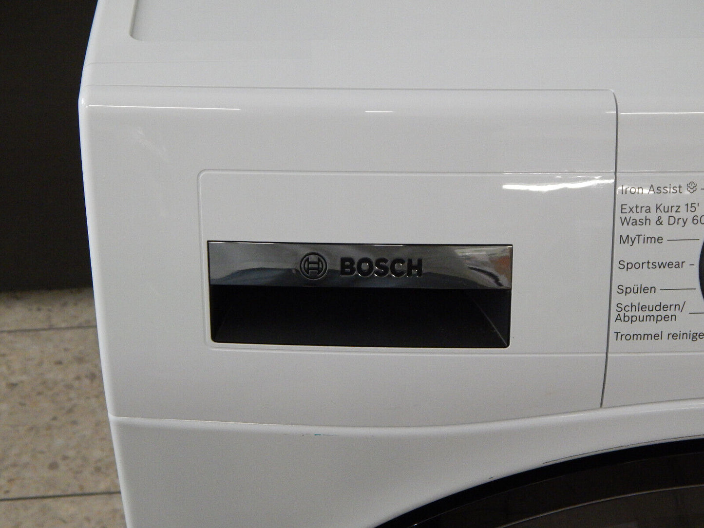 BOSCH Serie 8 Waschtrockner WDU28513, 10 kg, 6 kg, 1400 U/min Waschmaschine Weiß