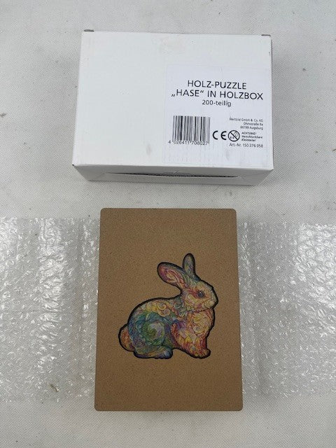 Holz-Puzzle "Hase" in Holzbox 200-Teilig
