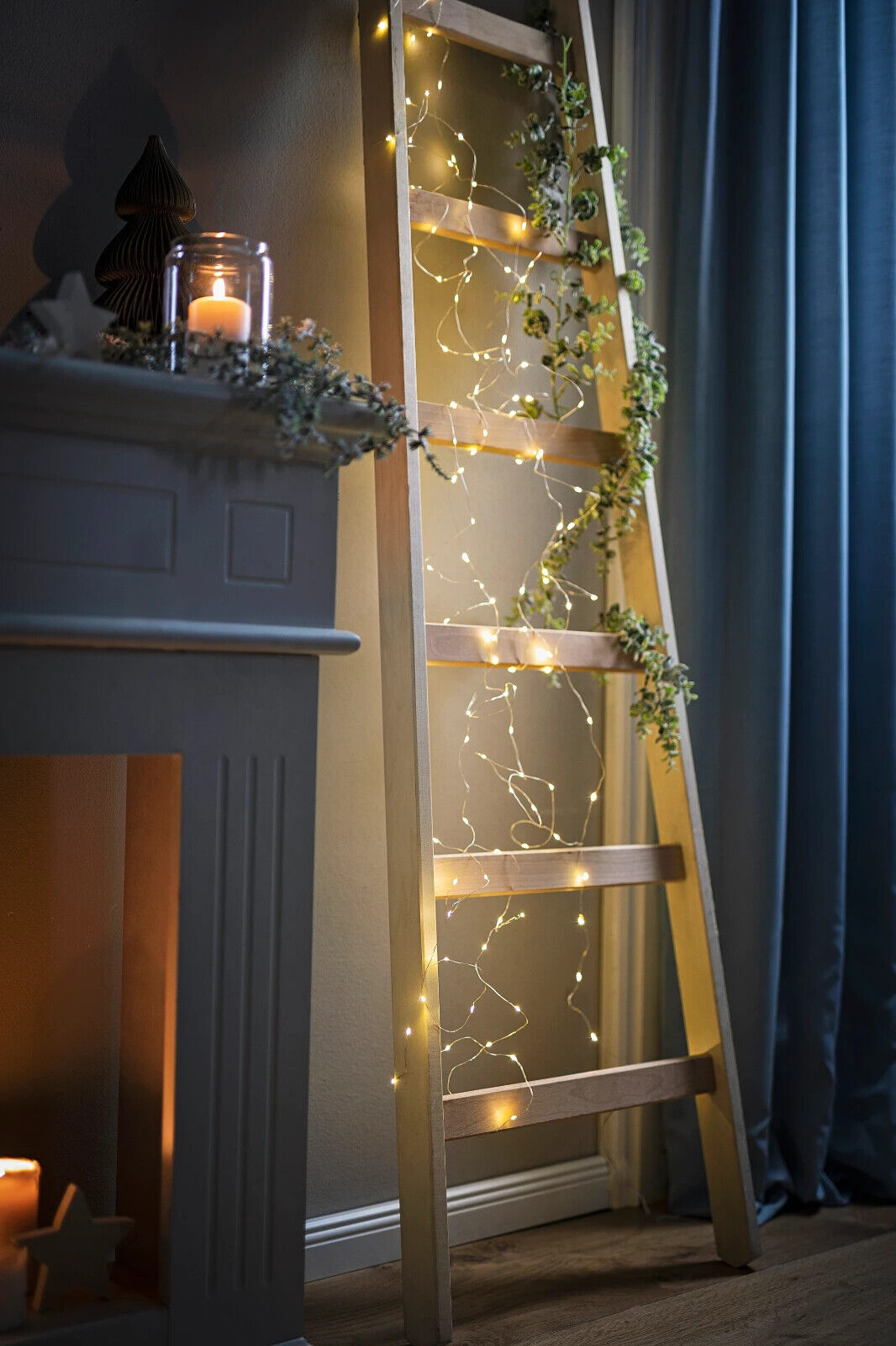 LED-Lichterkette "Classic Garden" 10m, 100 LEDs, 2er-Set Gartendeko Wohnungsdeko