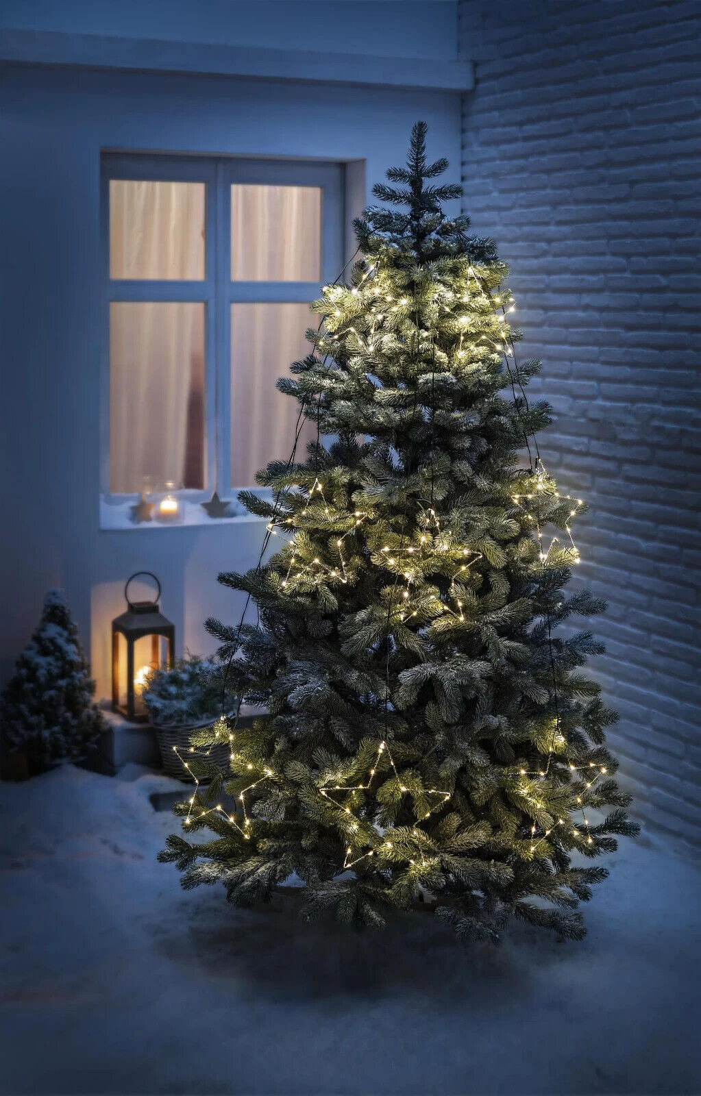 LED-Weihnachtsbaumbeleuchtung "Stella" 9-teilig