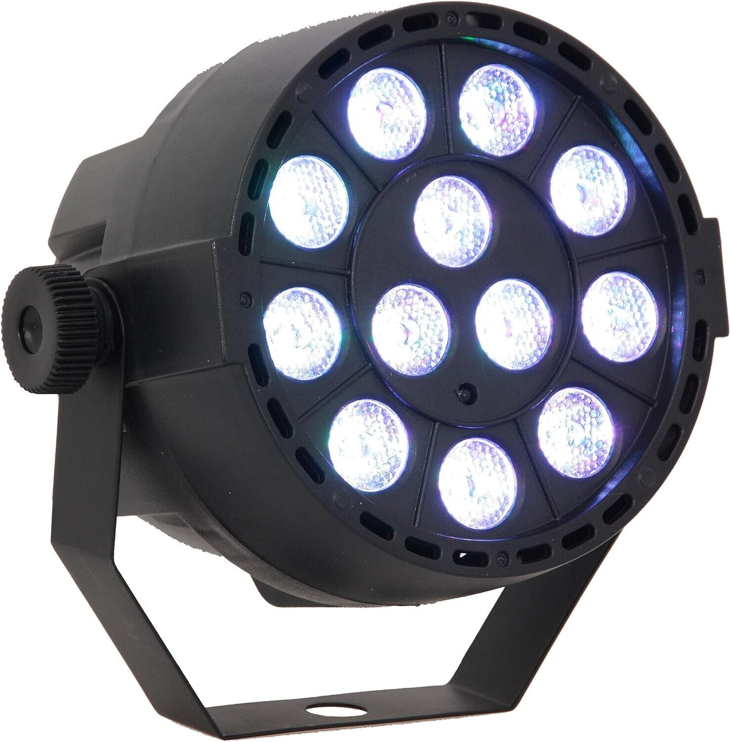 Ibiza - PAR-MINI-RGB3 - PAR-Scheinwerfer mit 12 RGB-LEDs mit je 3 W 3-IN-1