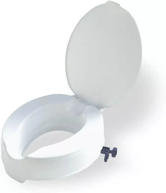 Toilettensitzerhöhung Toilettenaufsatz WC-Aufsatz max. 190 kg weiß