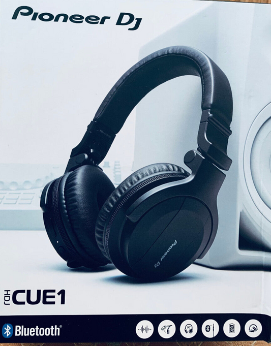 Pioneer DJ HDJ-CUE1BT-K On-Ear-Kopfhörer mit Bluetooth und kabelgebundener Funkt
