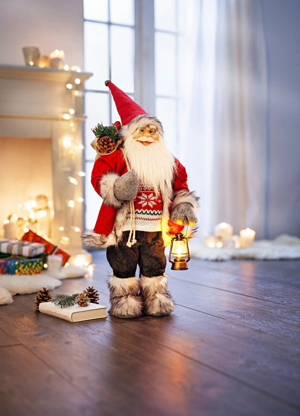 Deko-Weihnachtsmann "Lucian", 60 cm