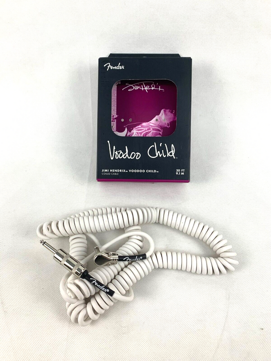 Instrumentenkabel Fender Voodoo Child Cabel White Audio Kabel Gitarre NEU