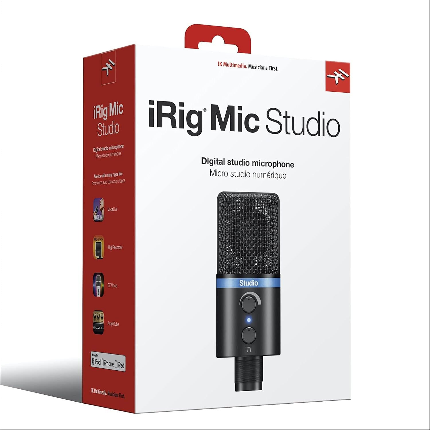 IK Multimedia iRig Mic Studio Mikrofon schwarz Microfon