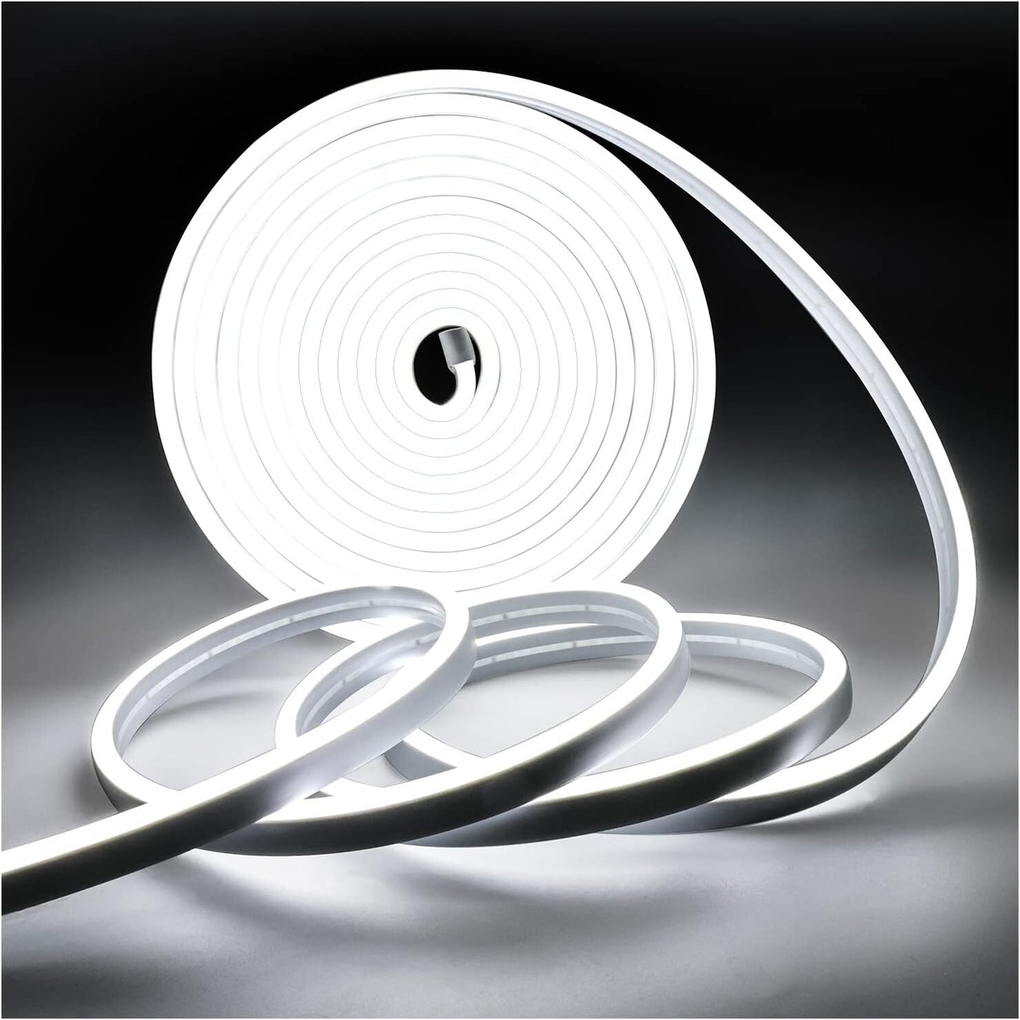 Tesfish Neon LED Streifen Licht, Band DC 12V 5M 120 Leds/M Insgesamt 600 Leds We