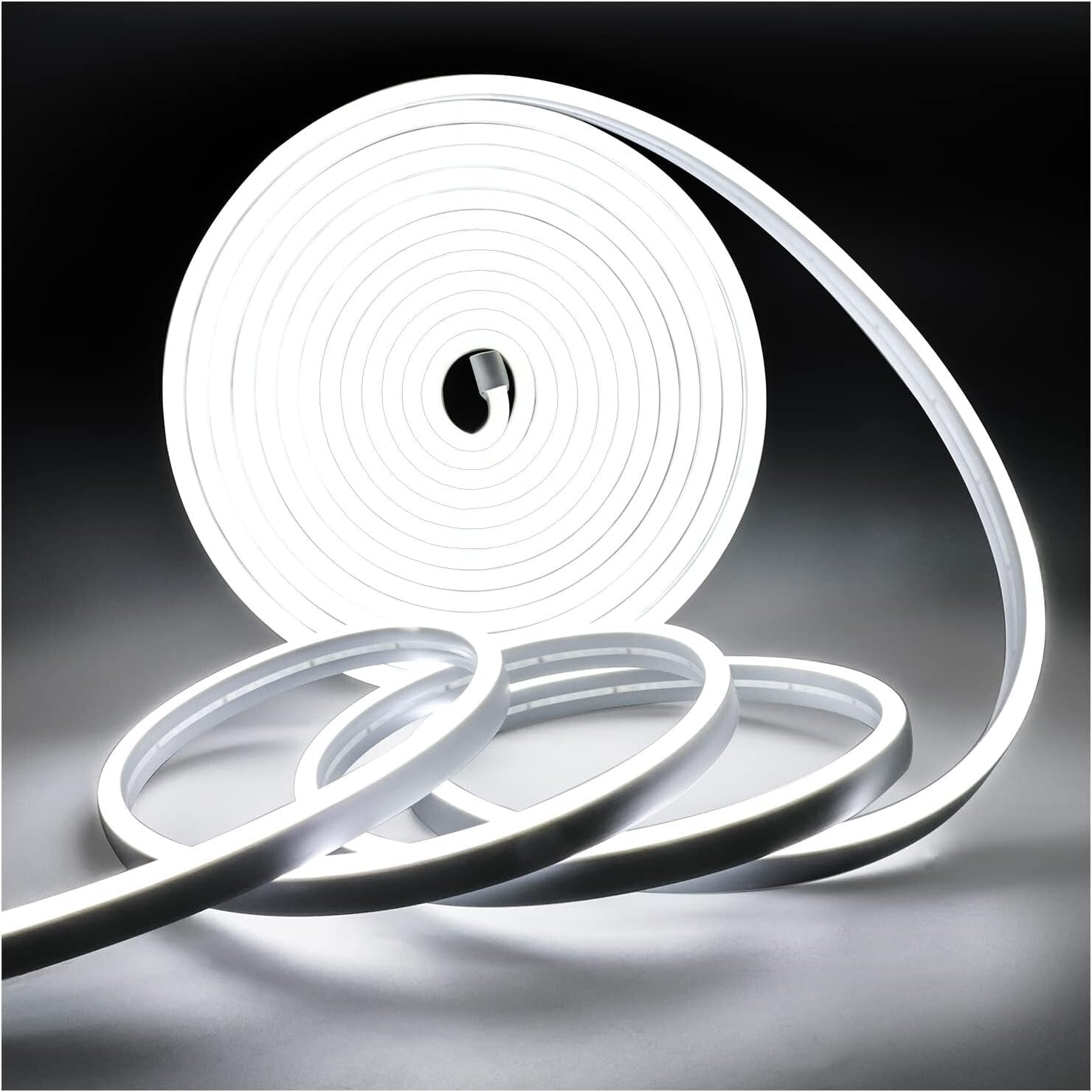 Tesfish Neon LED Streifen Licht, Band DC 12V 5M 120 Leds/M Insgesamt 600 Leds We