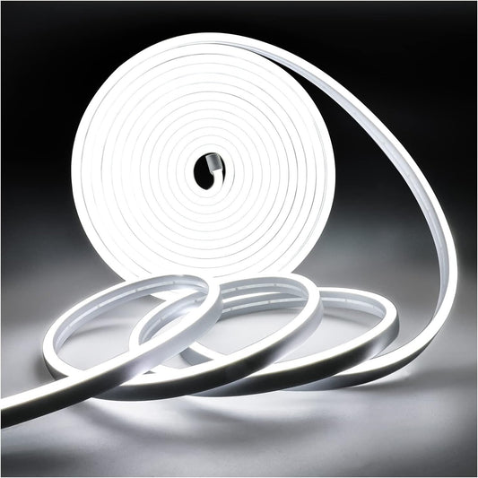 Tesfish Neon LED Streifen Licht, Band DC 12V 5M 120 Leds/M Insgesamt 600 Leds We