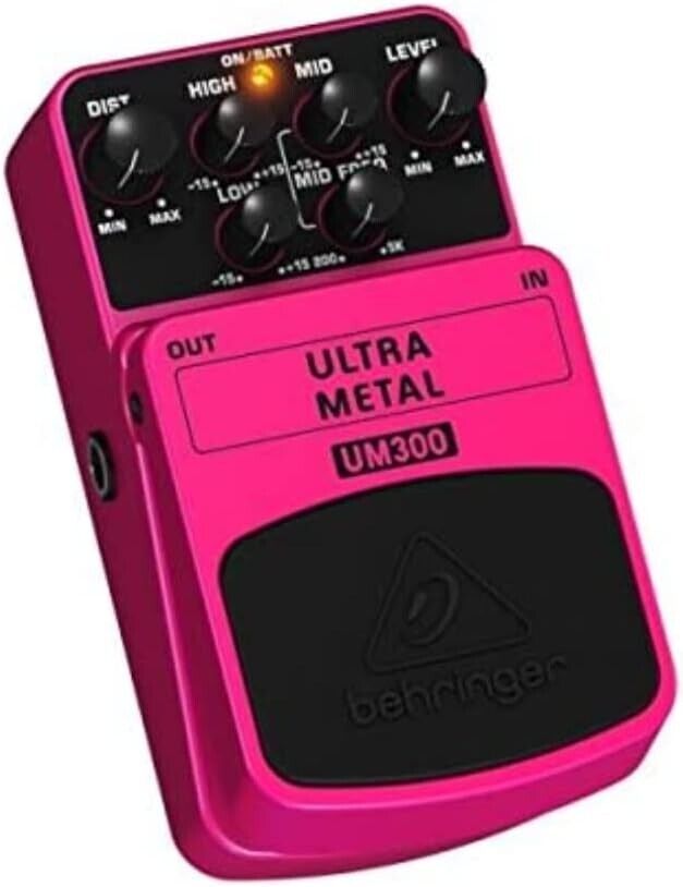 Behringer ULTRA METAL UM300 Heavy Metal Distortion Effektpedal