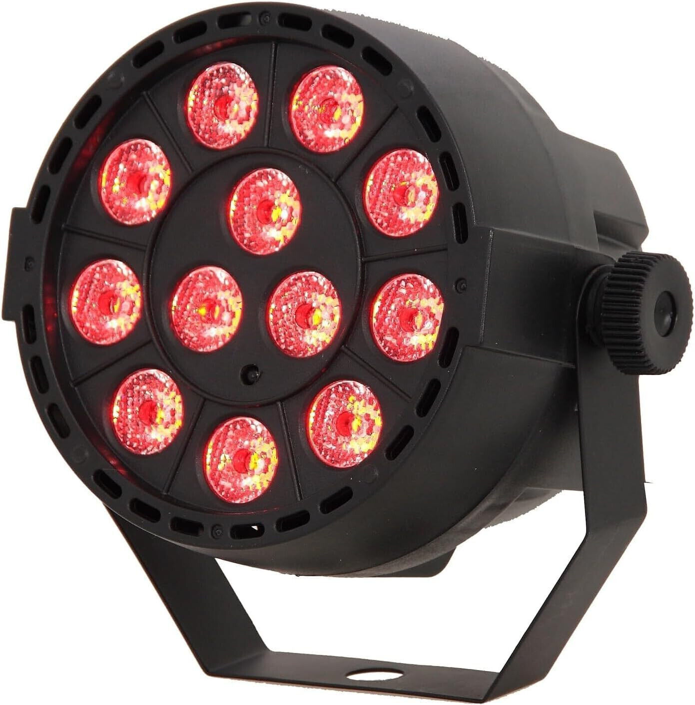 Ibiza - PAR-MINI-RGB3 - PAR-Scheinwerfer mit 12 RGB-LEDs mit je 3 W 3-IN-1