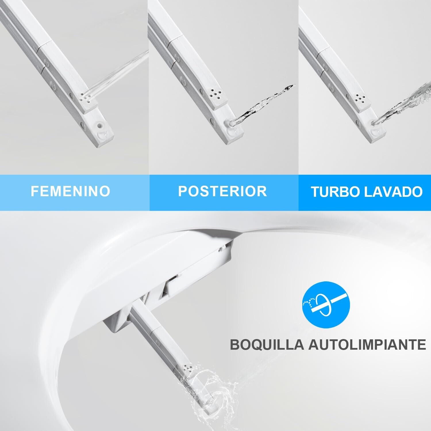 FLORY FDB300 Intelligenter Smart Bidet Toilettensitz, wc dusche umweltfreundlich