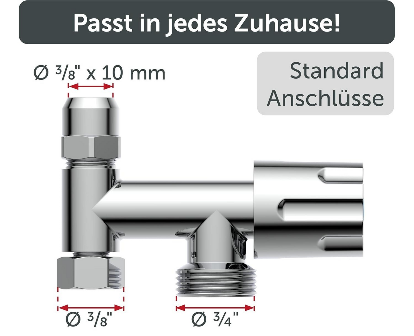 Geräte Zusatzventil für Geschirrspüler