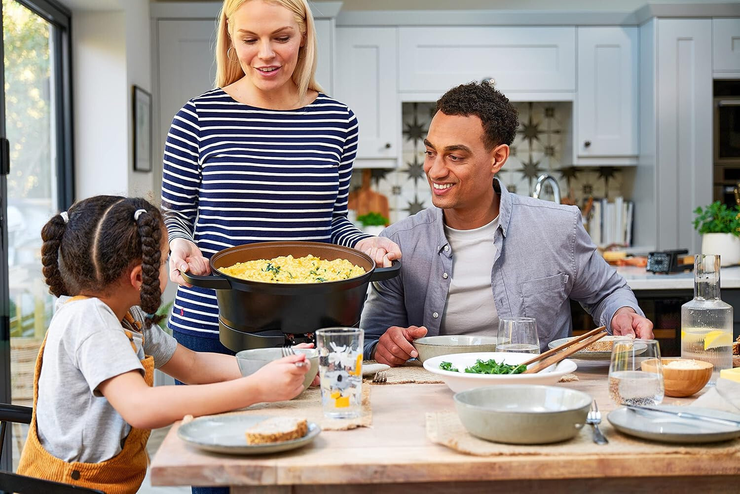 Russell Hobbs Good to Go Multi-Cooker Multikocher mit abnehmbarem Bedienfeld