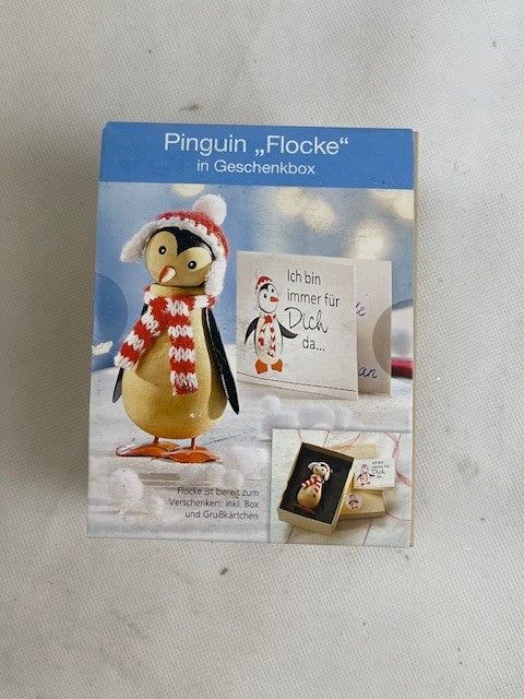 Pinguin "Flocke" in geschenkbox