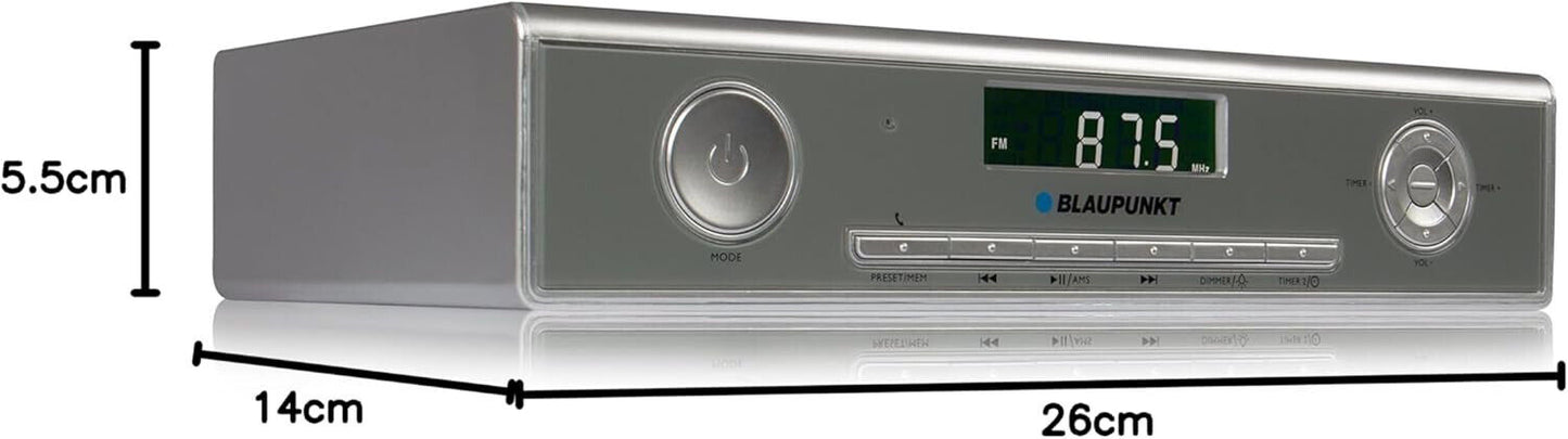 Blaupunkt Audio KRB 20 SV. Unterbaufähiges Küchenradio mit Bluetooth