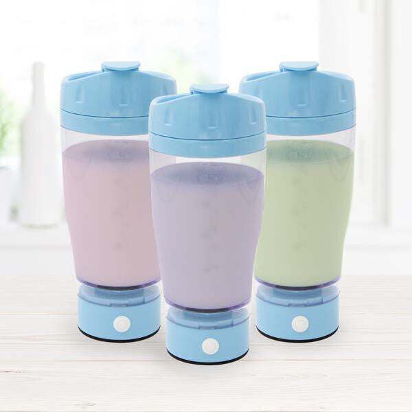 Go Shaker Einschalten – Shaken – Trinken Elektrischer Eiweisshaker Trinkflasche