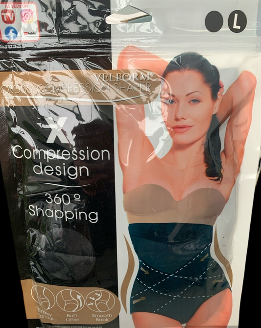 Velform Cross Compression Shapewear 1+1 GRATIS Größe L