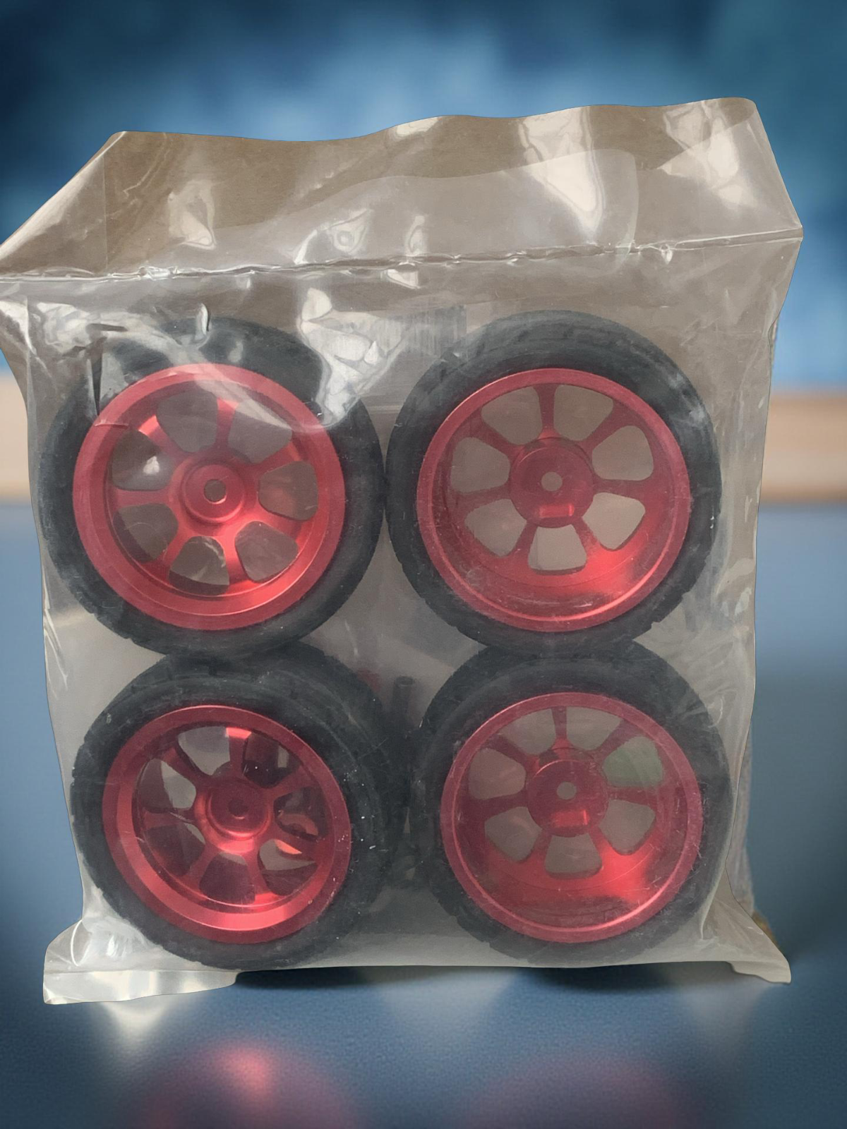 4 Stück Reifen, Rennreifen 65mm  Alloy Wheel RC