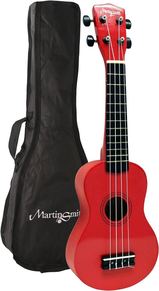Martin Smith Sopran-Ukulele mit Ukulelentasche