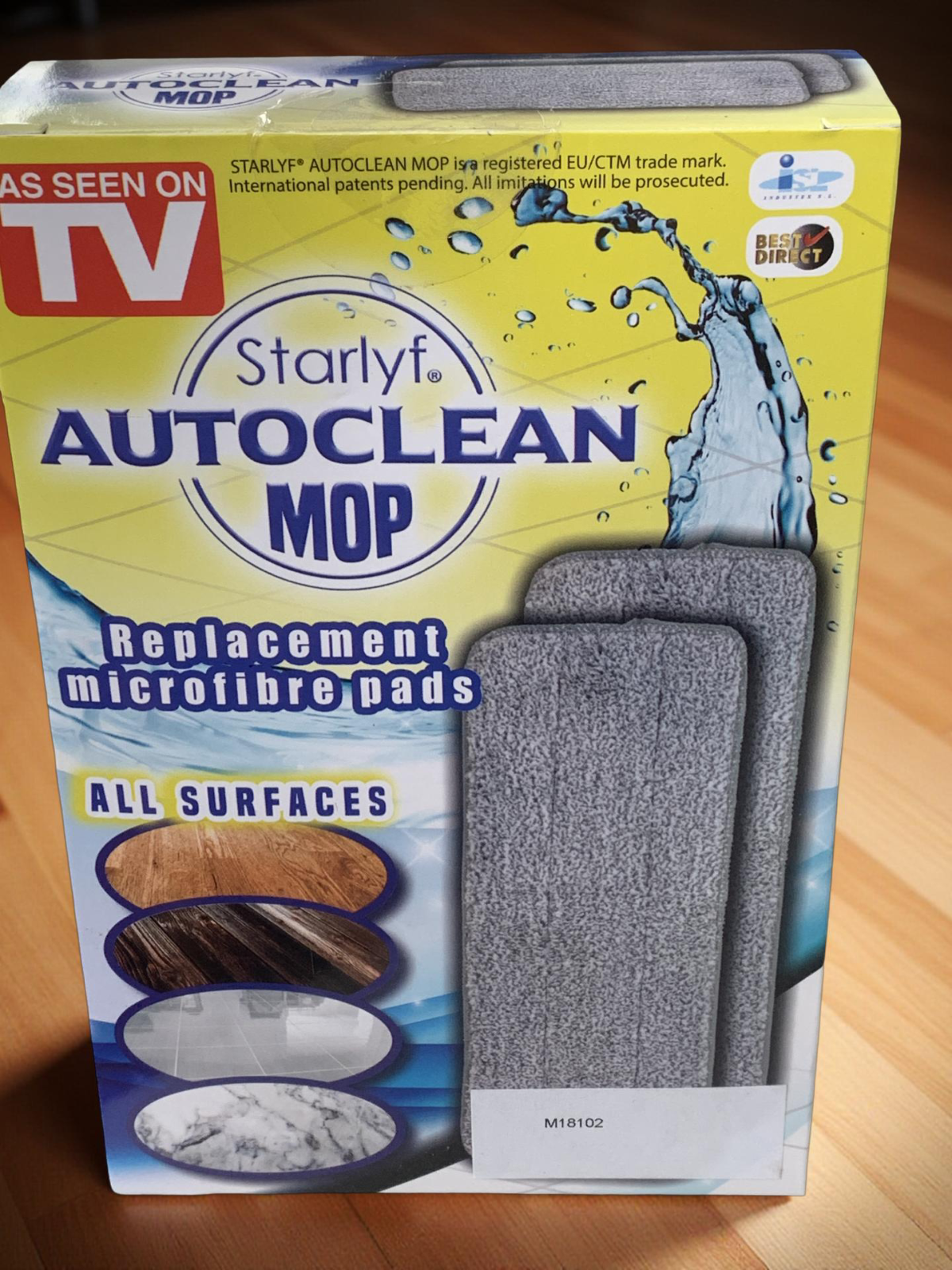 Starlyf AUTOCLEAN MOP - Set mit 2 Mopps - Super saugfähige Mikrofaser-Nachfüllun