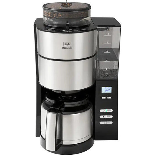 Melitta Kaffeeautomat AromaFresh Therm 1021-12 mit Mahlwerk Kaffeemaschine