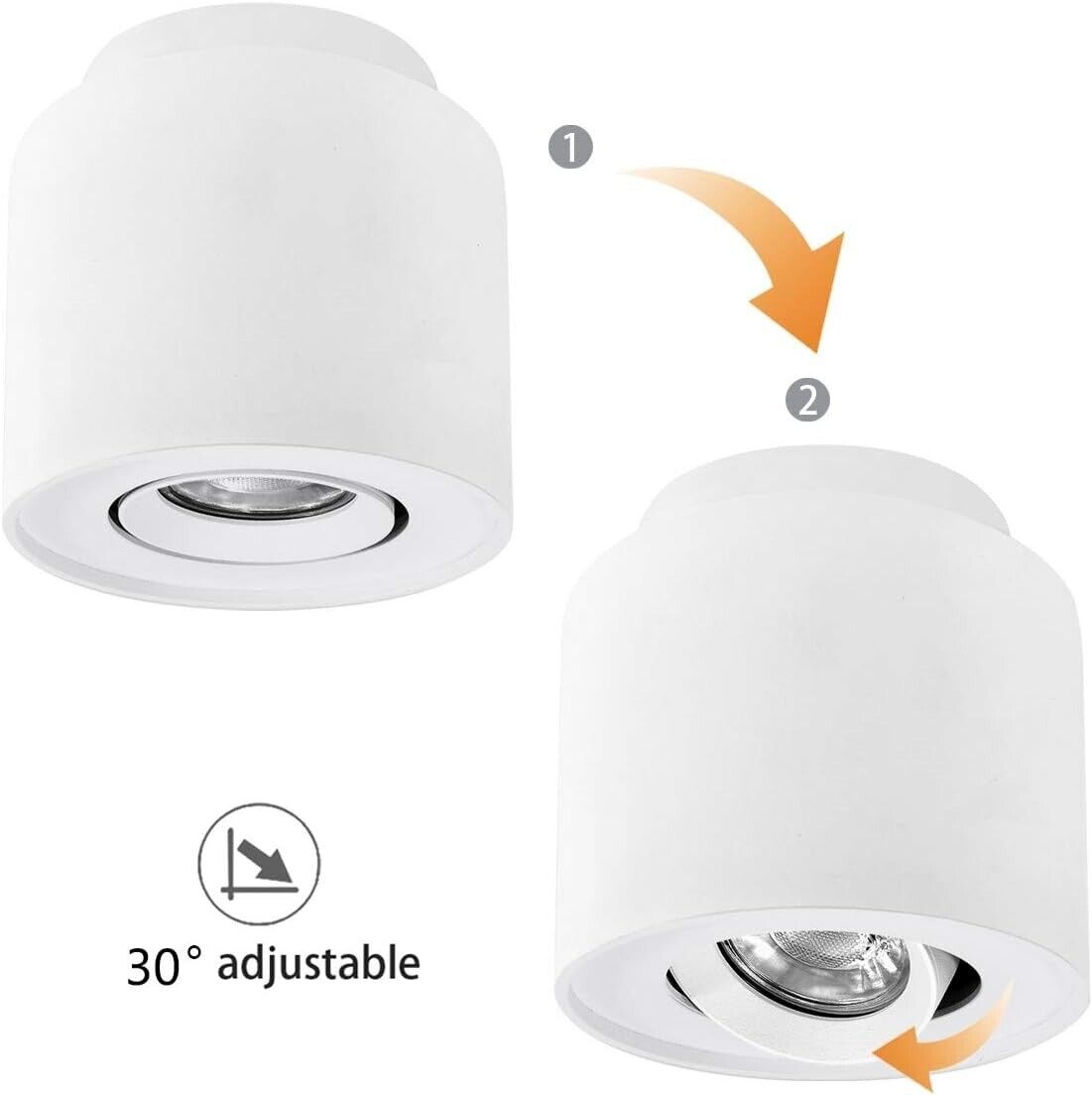Budbuddy led Deckenleuchte Weiß