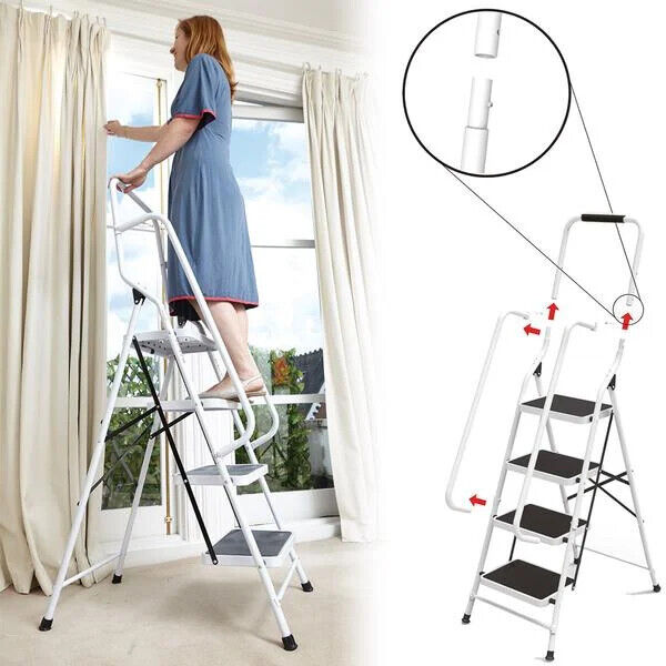 Sicherheitsleiter Genius 4-Tritt-Leiter - so sicher und bequem wie eine Treppe