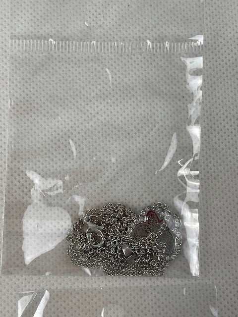 Crystal Blue Halskette mit zusätzlichen Glieder