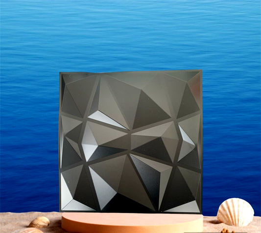 WANEELL - 3D Wandpaneele Diamond Design - 12x 50cm x 50cm Wandplatten (3qm) - Ho