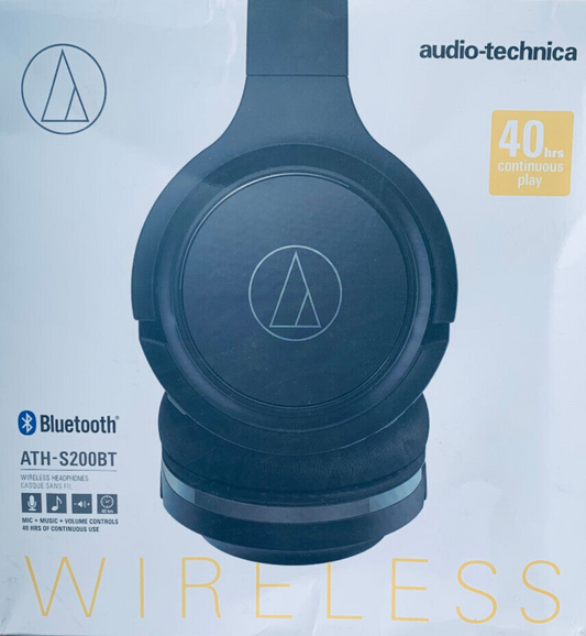 audio-technica ATH-S200BT Bluetooth-Kopfhörer schwarz