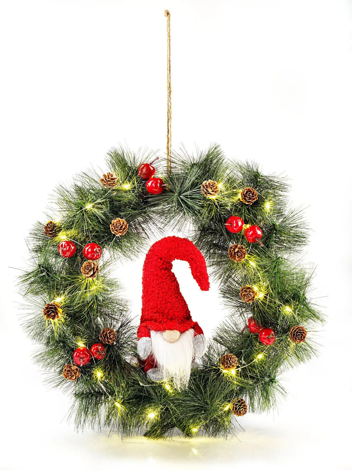 LED Türkranz Weihnachten Adventskranz LED Advent Deko Weihnachten Dekoration