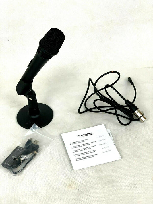 Marantz Professional M4U - Mac/PC USB-Mikrofon mit USB-Adapter & -Kabel, Mikrofo