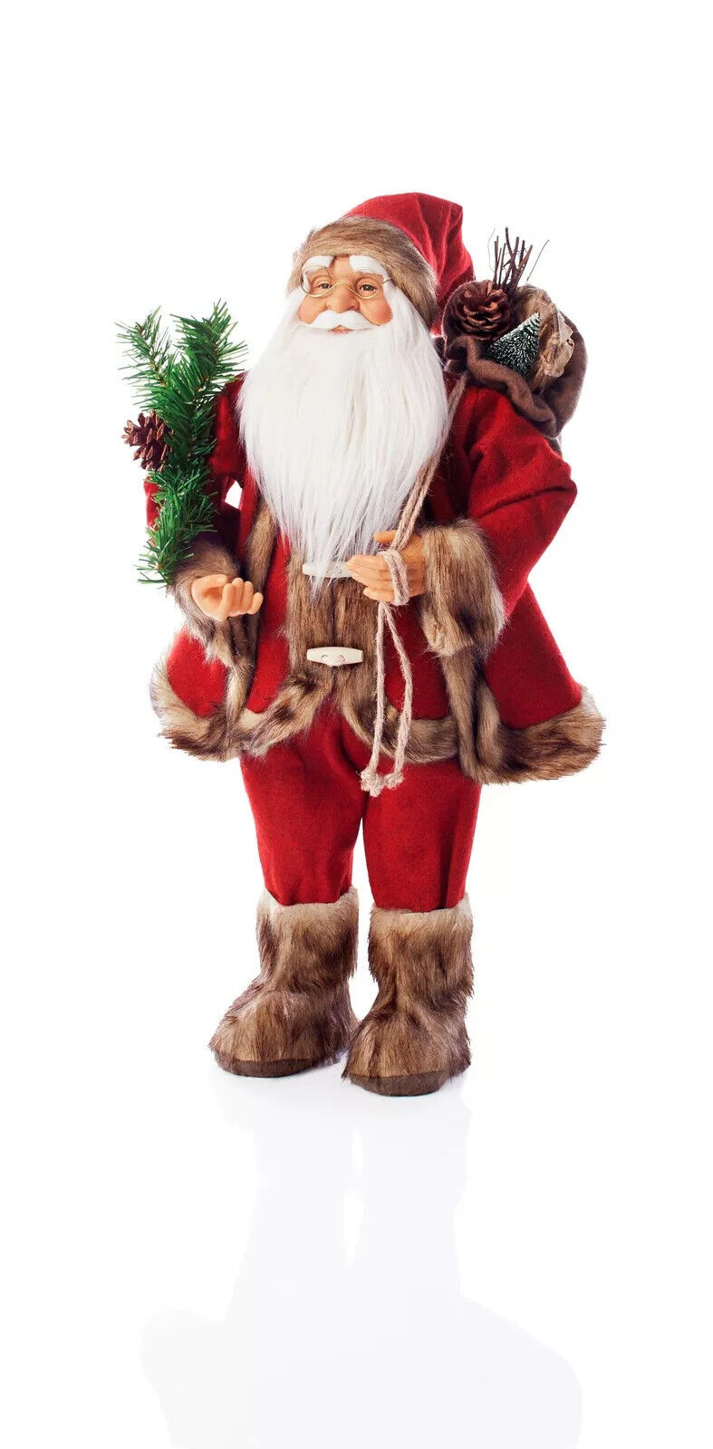 Deko-Weihnachtsmann Gustav mit Geschenkesack Advent Deko Weihnachten Dekoration
