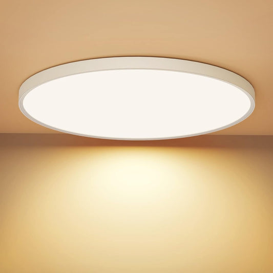 Deckenleuchte flache runde Deckenleuchte LED 24 W 3000 K 2400 LM IP44 wasserdich
